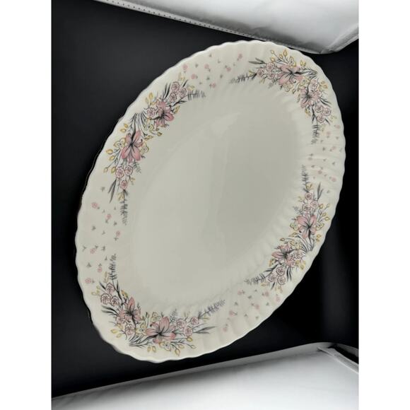 Mid Century Syracuse China Elizabeth Lily Pattern 14" Serving Platter - Picture 3 of 9